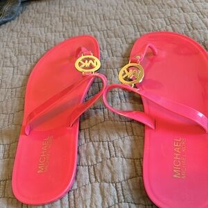 Michael Kors,  flip-flop sandals.